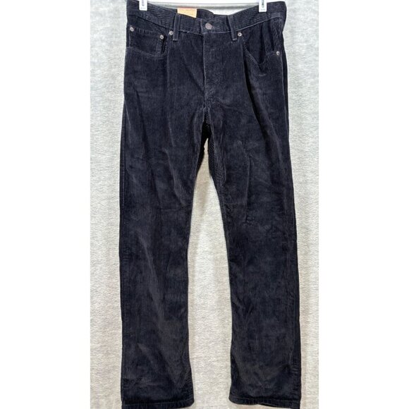 Levi's Women's Corduroy Pants 30x30 Black Casual Classic - Picture 1 of 5
